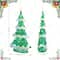 Glitzhome® 4.5ft. Lighted Christmas 3D Mesh Tree Outdoor Décor